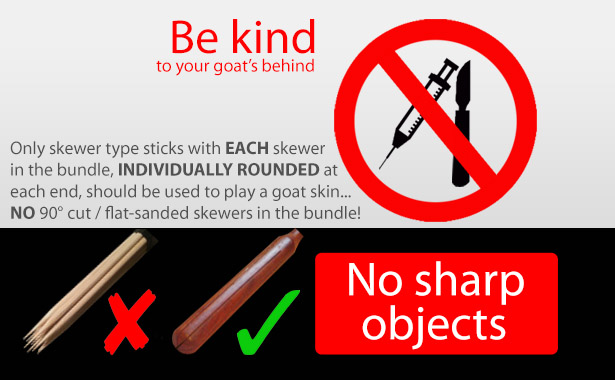 Be kind to your goat's behind
